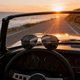 Aviator Driving Polarized Sunglasses (Men)