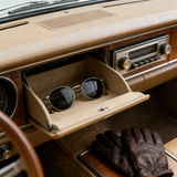 Retro Round Metal Nylon Sunglasses (Men)