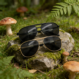 Classic Aviator Polarized Sunglasses (Men)