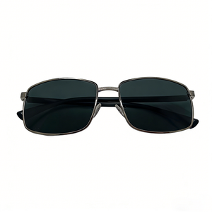 Square Metal & TR Polarized Sunglasses (Men)
