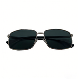 Square Metal & TR Polarized Sunglasses (Men)