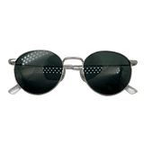Retro Round Metal Nylon Sunglasses (Men)