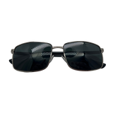 Square Metal & TR Polarized Sunglasses (Men)
