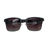 Vintage Browline Sunglasses with Wooden Temples (Men)