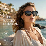 Oversized TR90 Nylon Polarized Sunglasses