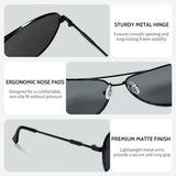 Aviator Driving Polarized Sunglasses (Men)